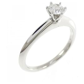 Tiffany & Co Anello Solitario Classico Tiffany Argento