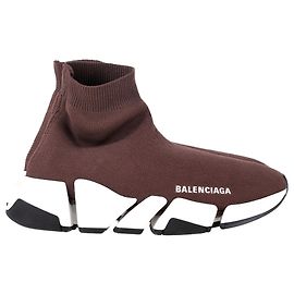 Baskets Balenciaga Speed 2.0 en polyester marron Marron