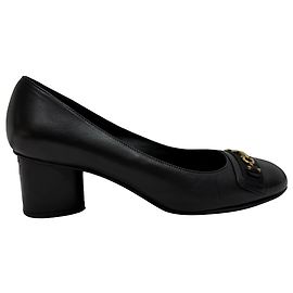 Pompes Avery Salvatore Ferragamo en cuir noir Noir