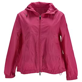 Moncler Boissard Jacket in Pink Polyamide Brown Pink