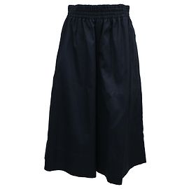 Céline Culotte a gamba larga Celine in cotone blu navy Blu Blu chiaro