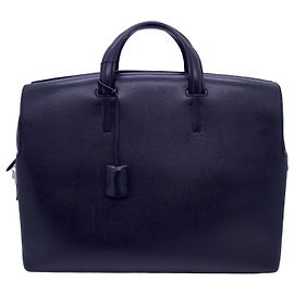 Hermès Cityhall Briefcase Ebony Leather Ebony