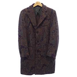 ETRO Wool Coat Blue