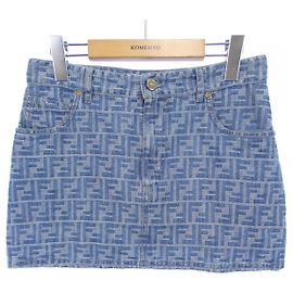 Gonna Fendi Blu
