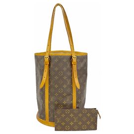 Borsa Tote Bucket GM Monogram Louis Vuitton Marrone
