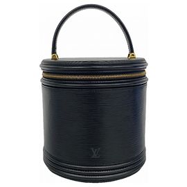 Louis Vuitton Epi Cannes Handbag M48032 Black