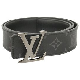 Cintura reversibile Monogram Eclipse di Louis Vuitton Nero