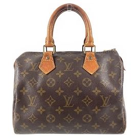 Louis Vuitton Monogram Speedy 25 Tasche Braun