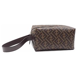 Pochette Fendi Zucca Marron Noir