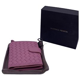 Bottega Veneta Pink Leather Wallet Pink
