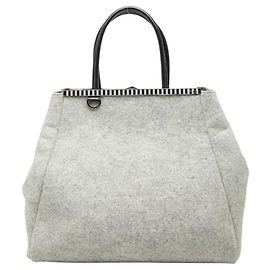 Sac à main Fendi Toujours Marron Noir