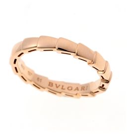 Bulgari Bvlgari Serpenti Viper Ring in Pink Gold Golden