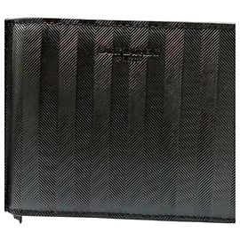 Tarjetero de cuero negro Yves Saint Laurent Negro