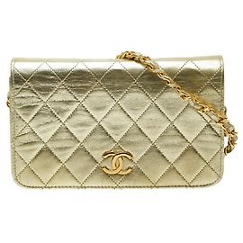Borsa a spalla mini matelassé Chanel Coco Mark D'oro