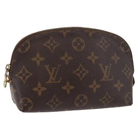 LOUIS VUITTON Pochette Cosmetica Monogram PM Pouch M43998 LV Auth 175457 Monogramma