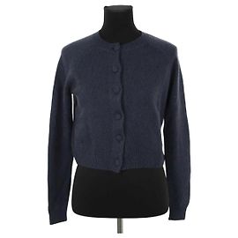 Alexandra Golovanoff blauer Kaschmir Cardigan S Blau