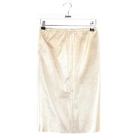 Zadig & Voltaire Mini jupe dorée Doré