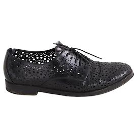 Alaïa Scarpe nere con lacci Nero