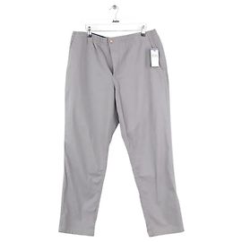 Pantalones de algodón grises Ralph Lauren XL Gris