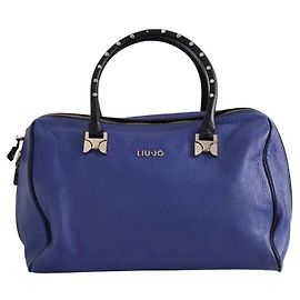 Sac cabas Liu.Jo en cuir bleu Bleu