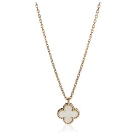 Pendentif Sweet Alhambra en or jaune et nacre de Van Cleef & Arpels Autre