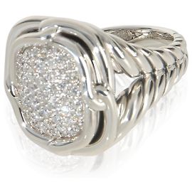 Anello Labirinto in Argento Sterling e Diamanti David Yurman Altro