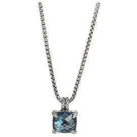 Pendente Chatelaine em Prata Esterlina com Topázio e Diamantes de David Yurman Outro