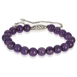 Pulsera de cuentas espirituales de amatista en plata esterlina David Yurman Otro