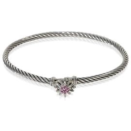 Bracciale Starburst in argento sterling e zaffiri rosa di David Yurman Altro