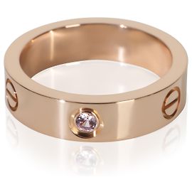 Bague Love en or rose et saphir Cartier Autre