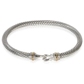 Pulsera de hebilla de cable de oro amarillo y plata esterlina de David Yurman Otro