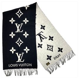 Louis Vuitton Cashmere Stole Black