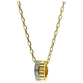 Collar Boucheron Quatre Radiant Diamond Plata Dorado