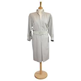 Robe haute couture Yves Saint Laurent Beige