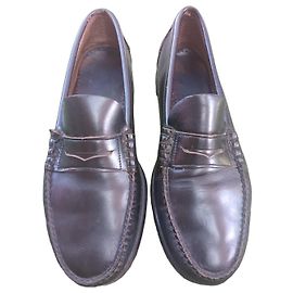 Sebago-Lederschuhe in Schwarz oder Dunkelbraun Schwarz Dunkelbraun