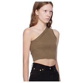 Top sin mangas La Maille Ascu de Jacquemus. Castaño