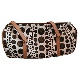Bolsa Louis Vuitton Monogram Dots Speedy 30 Marrom Branco Monograma