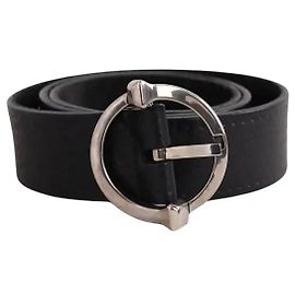 Gucci Cinto de couro preto Preto