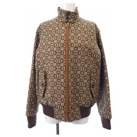 Giacca in cotone Gucci Marrone Beige