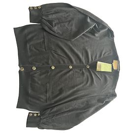 Gucci schwarzer Wollcardigan mit GG-Knöpfen Schwarz