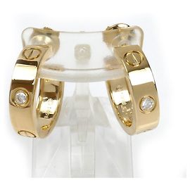 Pendientes Love de oro amarillo de 18 quilates Cartier Otro