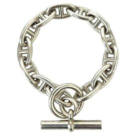 Hermès Bracciale Charm Chaine d'Ancre GM Hermes Argento