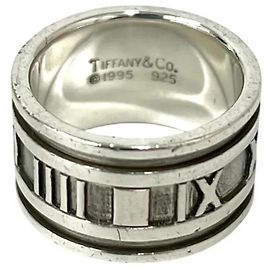 Tiffany & Co. Wide Atlas Band Ring Silvery