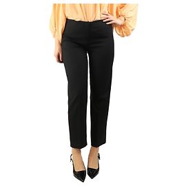 Max Mara Schwarze maßgeschneiderte Hose - Größe UK 8 Schwarz