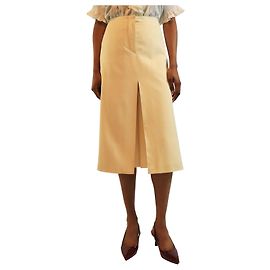 Hermès Cremeweite Culottes - Größe UK 8 Roh
