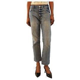 Frame Denim Blue Le Slouch jeans - size UK 6 Blue