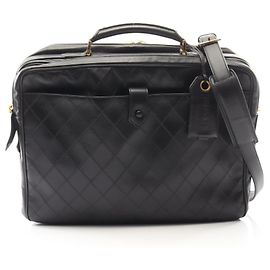 Sac de bureau bicolore Chanel Noir