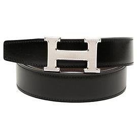 Cinto Constance H da Hermès Marrom Preto