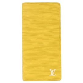 Cartera Brazza Epi Louis Vuitton Amarillo