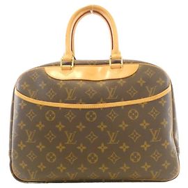Louis Vuitton Monogram Bowling Vanity Handtasche M47270 Braun Monogramm